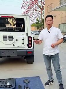 HATE | Multifunctional Tailgate Storage Rack for Tire Weight Reduction
