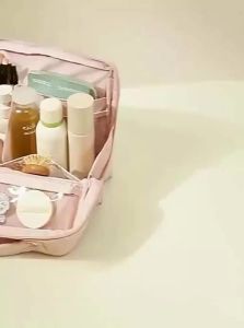 MIRUIDUO | Water Resistant Standing Makeup Bag Portable Toiletry Organizer