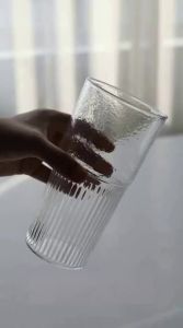 JOTO | Office Suitable Attractive Straw Glass Cup