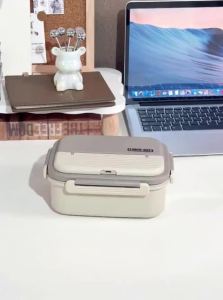 XIAOCHUSHU | Stainless Steel Lunch Box With Utensils Microwave Safe Large Capacity