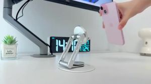 Piple | Magnetic Phone & Tablet Stand with Adjustable Rotation & Foldable Design
