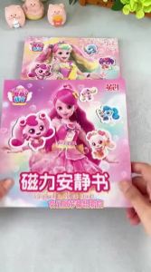 HPRETTY | Magnetic Quiet Book for Girls 3-6 Years with 4 Stickers