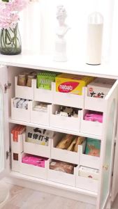 Citylong | Cabinet Drawer Straight Angle Storage Box