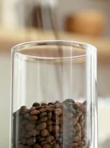 LANJIAOLUO | Food Grade Glass Storage Canister Press