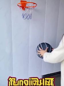 WEIBAI | Wall-mounted Indoor Basketball Hoop for Home Use No Drilling Outdoor Toy for Boys