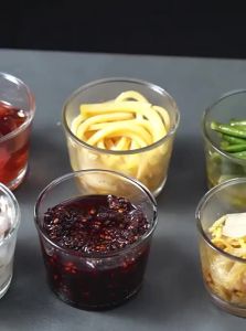 Microwave Safe Food Grade Fridge Storage Glass Container