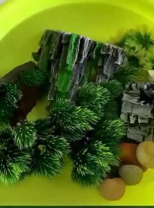 Jiaxu | Shatter-Resistant Fish Tank Decorative Set For Young Fish Hiding and Coral