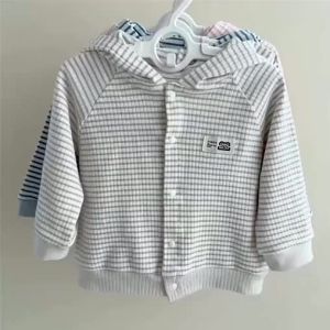 BOBOWEINI | Cotton Hooded Striped Jacket Toddler Outwear