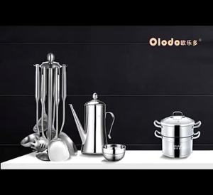 Olodo | Silicone and Stainless Steel Food Tongs