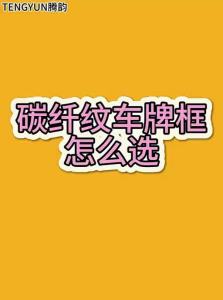 TENGYUN | Protective Decorative License Plate Frame Green Number New Energy Vehicles
