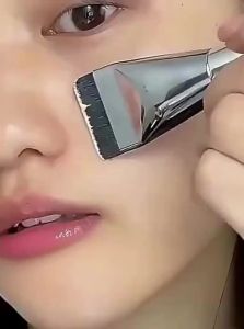 JIUQI | Flat Head Foundation Brush with Color Palette Blusher Not Absorbing Foundation Makeup Artist专用被忽略
