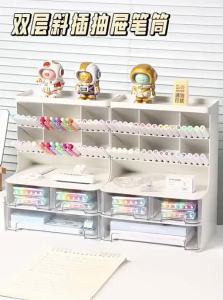 Transparent Multi-functional Pen Holder