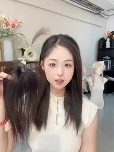 Puffing High Top Hairpiece for Women Conceals White Hair Adds Volume