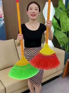 Durable Sturdy Non Hair-Adherent Wave Fiber Broom