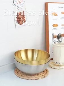 SHELI | Stainless Steel High Aesthetic Bowl for Home Use
