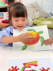 3D Educational Geometric Puzzle Stickers