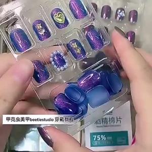 MONLEYTA | Wearable Rhinestone Foot Nail Stickers