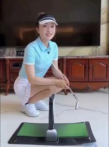 PGM | Swing Practice 360 Degrees Rotatable Height Adjustable Golf Trainer
