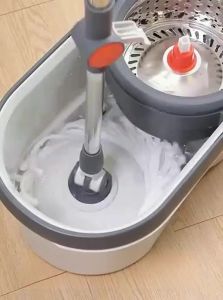 ZHIFAN | Easy Clean Dual-Use Wet Dry Mop Rotatable Self-Wringing Mop