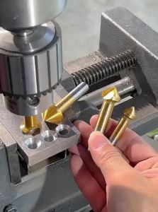 SONGQI | Cobalt Single-Edge Triple-Edge Stainless Steel Alloy Chamfering Tool Deburring