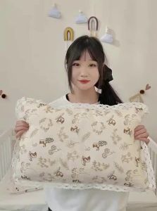 ANYOUBI | Lace Cotton Buckwheat Pillow for Infants