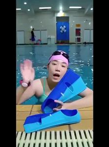 Adult and Child Freestyle and Breaststroke Training Fins