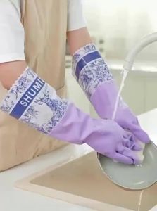 DINGQING | Durable Waterproof Kitchen Gloves for Cleaning