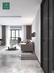 Weimei | Double-sided Luxury Screen Modern Simple Long Glass Partition Shoe Cabinet