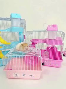 YUEXIAOMENG | Acrylic Transparent Double-Layer Large Cage