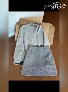 QINWEIYU | Bộ Áo Len Kích Thước Nhỏ Tinh Tế và Sang Trọng