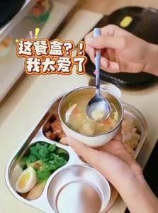 YOULUNMEI | Stainless Steel Partitioned Lunch Box