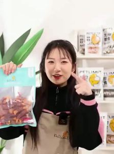 petlimit | Training Treat Chicken Duck Jerky Sweet Potato Chew Dog Snack