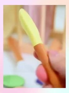VOA | Pet Food Spoon with Wooden Handle and Silicone Baby Food Grade Material
